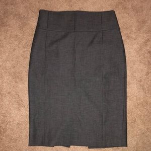 Express high-waisted grey pencil skirt size 4